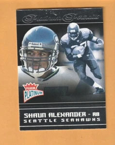 Shaun Alexander Seattle Seahawks 2004 Fleer Platinum Portraits #4 Alabama 7I - Imagen 1 de 2