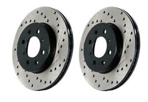 StopTech Drilled Sport Front Brake Rotors for 06-13 Audi A3 Base