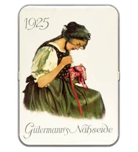 Gütermann Nähgarn Nostalgie-Box 1925 mit 8 Farben / 100 m - Bild 1 von 5