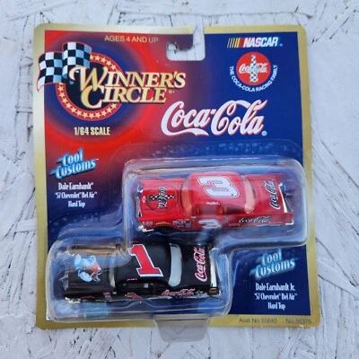 NASCAR Winners Circle '57 Chevy Coca-Cola and 25th Anniversary Earnhardt RARE  - Image 1 of 4