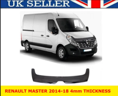 RENAULT MASTER 2014-18 BONNET WIND STONE DEFLECTOR PROTECTOR BONNET GUARD BRA
