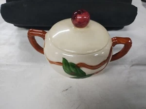Plato de azúcar Franciscan Ware patrón manzana EE. UU. - Imagen 1 de 2