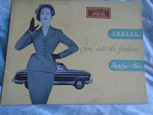 Ford Consul & Zephyr Six brochure Dec 1953 UK market - Picture 1 of 4