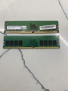 Samsung 16GB (2x 8gb) DDR4-2666V ECC PC4-21300 DDR4 RAM Memory M378A1K43CB2-CTD - Picture 1 of 4