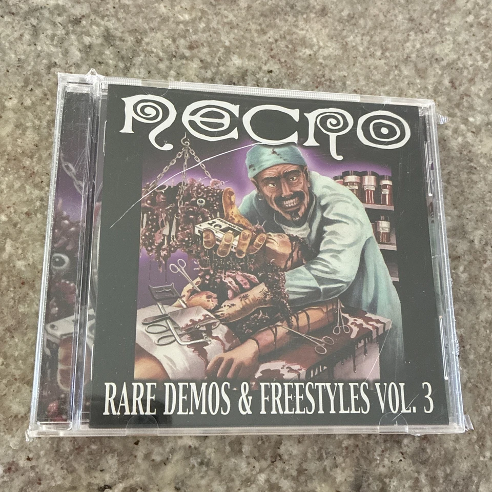 Rare Demos and Freestyles, Vol. 3 by Necro (CD, Jan-2003, Psycho+Logical-Records)