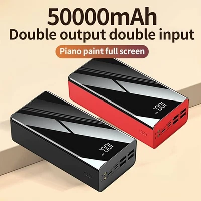 50000mAh Power Bank 22.5W Fast Charging External Battery Pack for Cell Phone - Image 1 of 4