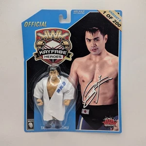 KWK Kayfabe Heroes Series 2 Taka Michinoku MOC Blue Varaint 1/200 WWF - Bild 1 von 2
