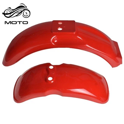 Guardabarros delantero y trasero de plástico para Honda Mini Trail Z50 Z50A Z50J Z50R rojo Foto 1 de 4