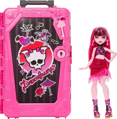 Monster High Skulltimate Secrets Draculaura Muñeca y Conjunto de Accesorios, Destino Foto 1 de 4