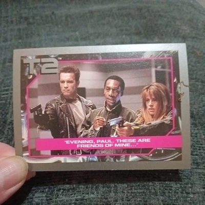 💥T2 Terminator 2 Judgment Day Impel 1991 #71 evening Paul card - Image 1 of 2
