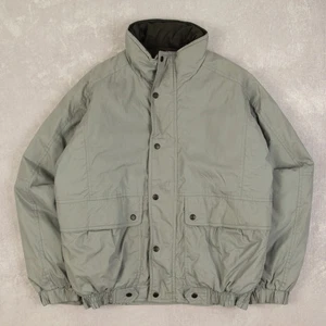 Sears Vintage 90s Padded Bomber Jacket M Herren Sage Green Outdoor - Bild 1 von 6