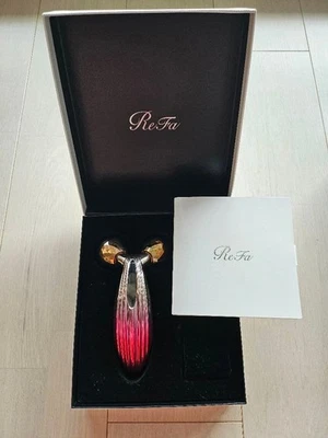 MTG ReFa CARAT RAY Gradient Limited Red Black Color Beauty Face Handy Roller - Image 1 of 4
