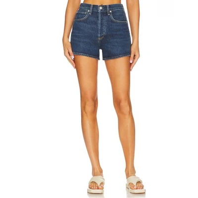 Citizens of Humanity Marlow Schnapps High Rise Denim Shorts Dark Wash Size 25 - Image 1 of 4