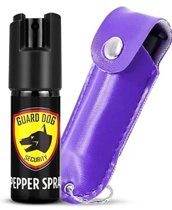 Guard Dog Maximum Police Strength Pepper Spray 1/2oz. 18% OC Keychain Case - Picture 1 of 6