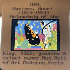 Henri Matisse "Melancholy Of The King" Fauvism French Art 35mm Slide