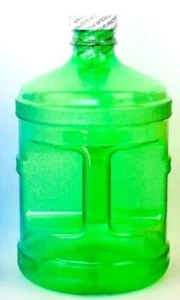 Water Bottle Half Gallon Drinking Gym Canteen Jug Container. 64 oz. Green. New - Picture 1 of 3