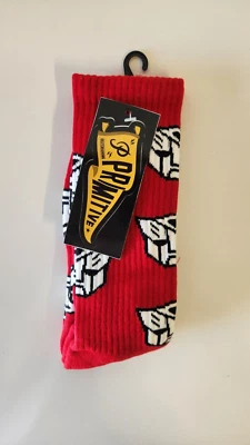 *NEW* Primitive Skate Transformers Autobot Skateboard Skateboarding Socks *NEW* - Image 1 of 2