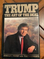 Trump the Art of the Deal by Tony Schwartz Donald J 1987 Hardcover Dust Jacket