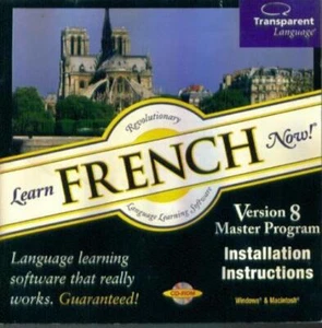 Learn French Now! 8.0 PC MAC CD speak vocabulary words language learning tools! - Picture 1 of 1