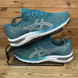 Asics Trainers Womens Size UK 10 Gel Cumulus 22 Smoke Blue Road Running Shoes - Picture 1 of 13