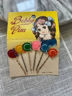 Mini sombreros bobby pins vintage años 70 1976 Foto 1 de 2