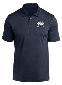 Motiv White Prime Polo Navy Bowling Shirt - Picture 1 of 1
