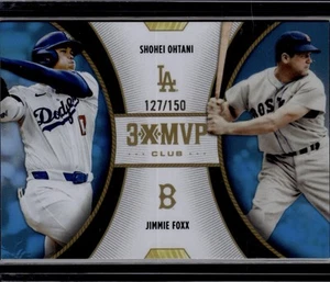2025 Topps “3x MVP” Club Ohtani & Foxx Blue Foil /150 #D11 - Picture 1 of 2