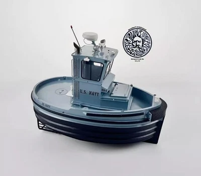 U.S. Navy Boomin Beaver Tug Boat 1:18 342mm RC Wooden Model Ship Kit - Image 1 of 4