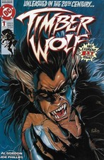 Timber Wolf Comic 1 Cover A First Print 1992 Al Gordon Joe Phillips DC .