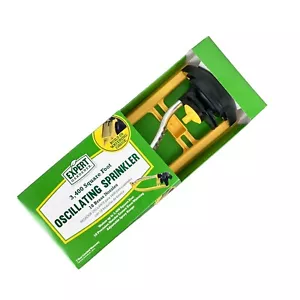 Oscillating Lawn Sprinkler 18 Brass Nozzles Water Irrigation Sprayer 3400 Sq Ft - Picture 1 of 8