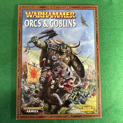 WARHAMMER FANTASY 7th EDITION ORCS & GOBLINS ARMIES ARMY BOOK 90s GAMES WORKSHOP - Image 1 of 4