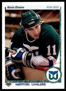 1990-91 Upper Deck French Kevin Dineen Hartford Whalers #266