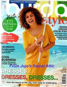 Burda Style Magazine Issue May 05/2023 NEW UNCUT 173 patterns new and uncut - Picture 1 of 12