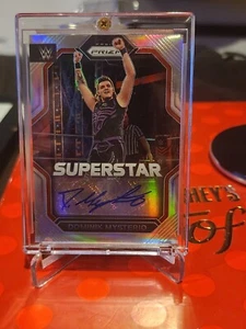 Dominik Mysterio 2023 Panani Silver Holo Prizm Autographed Trading Card # Sa-... - Picture 1 of 4