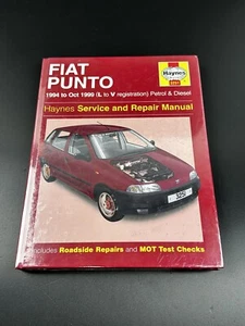 Haynes Car Repair Manual Fiat Punto 1994 To October 1999 Petrol & Diesel Sealed - Picture 1 of 2