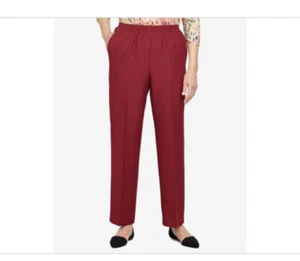 ALFRED DUNNER 8 Pantalones Rojos Colección Clásicos Proporcionados CORTOS - Imagen 1 de 1