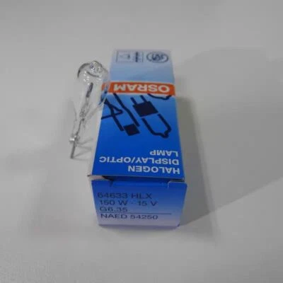 OSRAM HLX 64633 HALOGEN LAMP XENOPHOT light BRJ 150W 15V G6.35 - Image 1 of 4