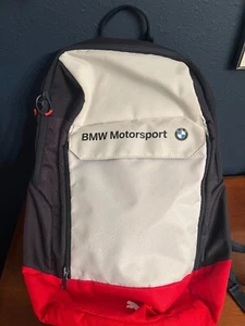 BMW Motorsports “Puma” Backpack – 19” (Black/White/Red) Very Nice Condition - Picture 1 of 10