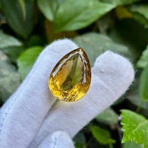 Natural Honey Quartz Pear Faceted Cut 45.55 Ct Loose Gemstone For Making Jewelry - Picture 1 of 4