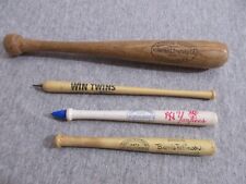 vintage miniature baseball bats Twins Yankees lot X