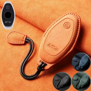 Suede Leather Car Remote Key Cover Case For Mclaren 675LT 570GT 720S 625C 600LT - Picture 1 of 13