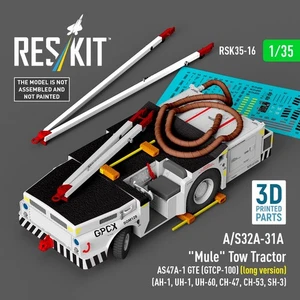 ResKit RSK35-0016 1/35 A/S32A-31A Mule Tow Tractor AS47A-1 GTE Long Version Kit - Picture 1 of 3