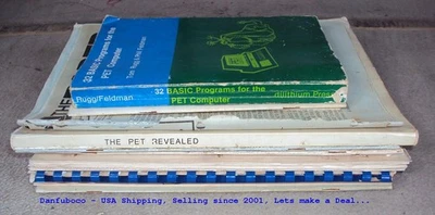 Commodore PET Компьютерные Книги, Статьи, Как То, Клубные Бумаги 14 ВИНТАЖНЫЕ РЕДКИЕ! - Изображение 1 из 4