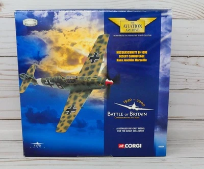 Corgi 49204 Messerschmitt Bf 109E Hans Joachim Marsella desierto camuflaje 1/72 Foto 1 de 4