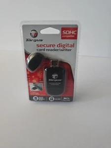 Targus Secure Digital Card Reader/Writer SDHC Compatible TGR-SD20 With USB Cable - Picture 1 of 1