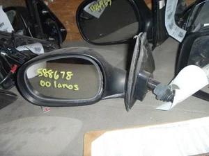 Driver Left Side View Mirror Lever Black Fits 98-02 LANOS 227405 - Picture 1 of 2