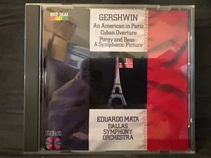 Gershwin An American In Paris Eduardo Mata Dallas Symphony Orchestra Music CD - Imagen 1 de 3