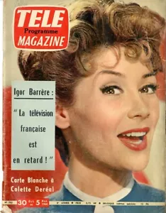 TV Magazin Nr. 262 30.10.60 Colette Deréal Joan Crawford Janine Ribot - Bild 1 von 1