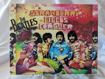 Beatles Strawberry Fields Forever Sgt Pepper 8x10 Canvas Print Lennon McCartney - Image 1 of 4