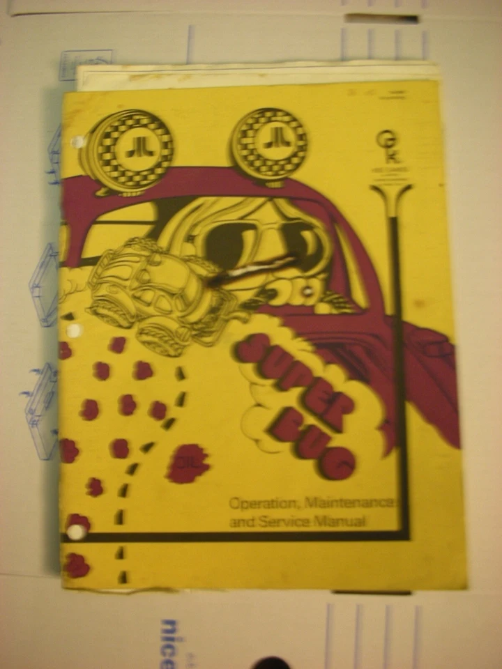 manuel borne d'arcade: SUPER BUG - Photo 1/1